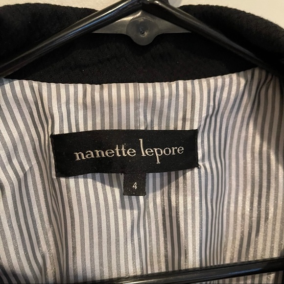 Nanette Lepore Textured Blazer Elastic Belt - Picture 2 of 7